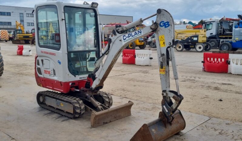 2021 Takeuchi TB216 Mini Excavators For Auction: Leeds, UK – 30th April, 1st, 2nd & 3rd May 25 full