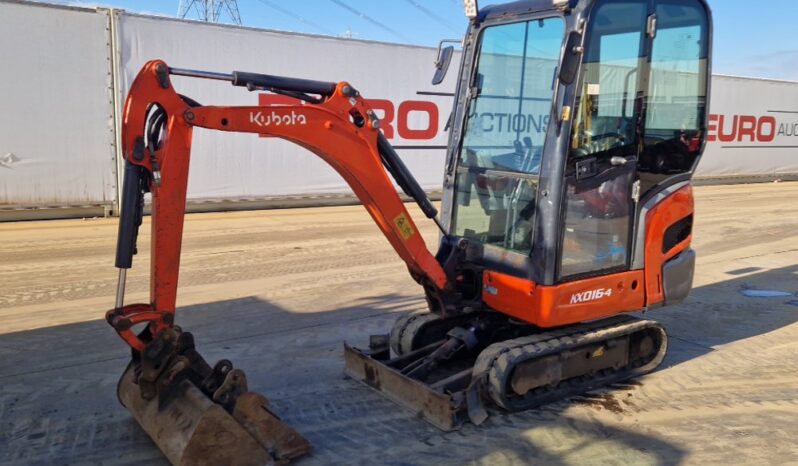2015 Kubota KX016-4 Mini Excavators For Auction: Leeds, UK – 30th April, 1st, 2nd & 3rd May 25