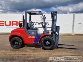 Unused 2025 Apache CPCD35 Diesel Rough Terrain Forklift, 2 Stage Mast, Sideshift Rough Terrain Forklifts For Auction: Dromore, NI – 16th & 17th May 2025 For Auction on 2025-05-16 full