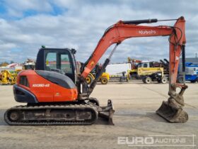 2018 Kubota KX080-4A 6 Ton+ Excavators For Auction: Leeds, UK – 30th April, 1st, 2nd & 3rd May 25 full