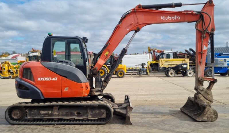 2018 Kubota KX080-4A 6 Ton+ Excavators For Auction: Leeds, UK – 30th April, 1st, 2nd & 3rd May 25 full