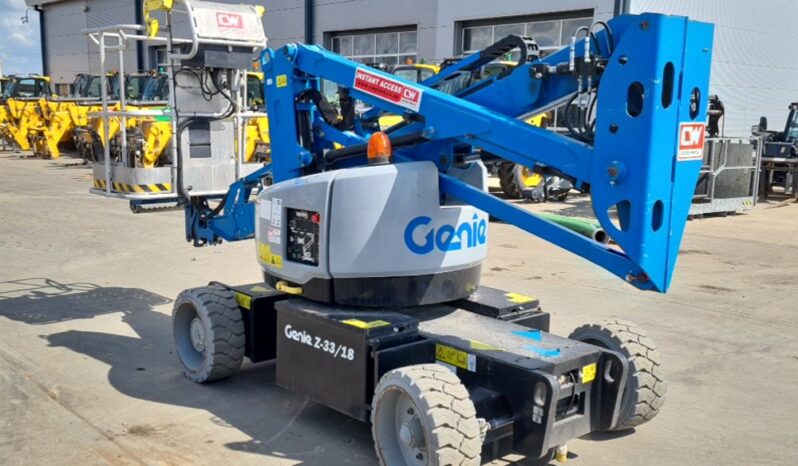 2018 Genie Z33/18 Manlifts For Auction: Leeds, UK – 30th April, 1st, 2nd & 3rd May 25 full