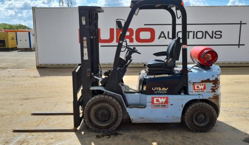 Utilev UT25P Forklifts For Auction: Leeds, UK – 30th April, 1st, 2nd & 3rd May 25 full