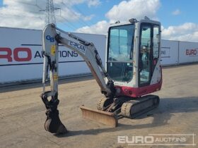 2021 Takeuchi TB216 Mini Excavators For Auction: Leeds, UK – 30th April, 1st, 2nd & 3rd May 25