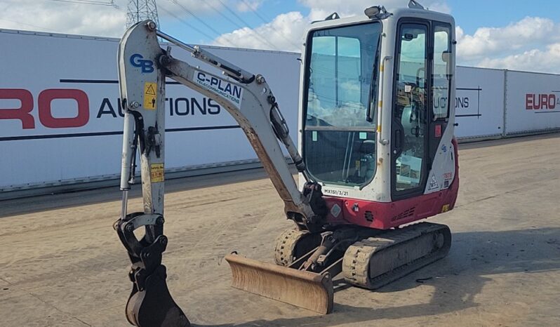 2021 Takeuchi TB216 Mini Excavators For Auction: Leeds, UK – 30th April, 1st, 2nd & 3rd May 25
