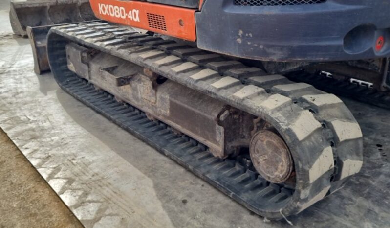2018 Kubota KX080-4A 6 Ton+ Excavators For Auction: Leeds, UK – 30th April, 1st, 2nd & 3rd May 25 full