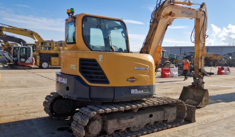 2015 Hyundai ROBEX 80CR-9A 6 Ton+ Excavators For Auction: Leeds, UK – 30th April, 1st, 2nd & 3rd May 25 full