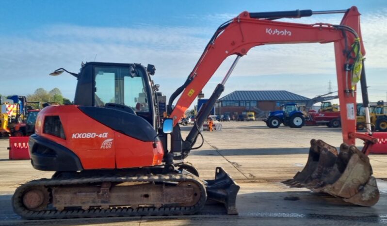 2020 Kubota KX080-4A2 6 Ton+ Excavators For Auction: Leeds, UK – 30th April, 1st, 2nd & 3rd May 25 full