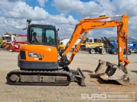 2021 Doosan DX62R-3 6 Ton+ Excavators For Auction: Leeds, UK – 30th April, 1st, 2nd & 3rd May 25 full