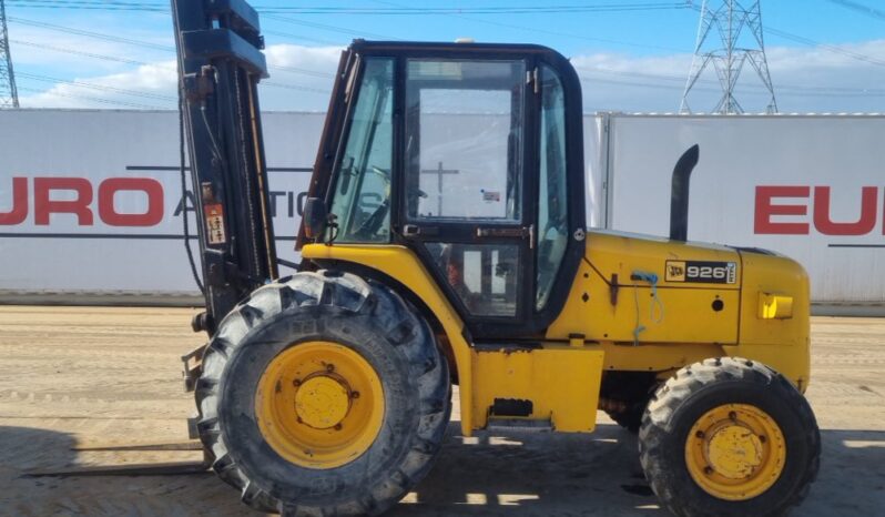 JCB 926 Rough Terrain Forklifts For Auction: Leeds, UK – 30th April, 1st, 2nd & 3rd May 25 full