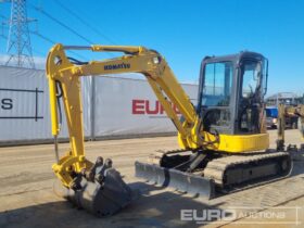 Komatsu PC35MR-2 Mini Excavators For Auction: Leeds, UK – 30th April, 1st, 2nd & 3rd May 25