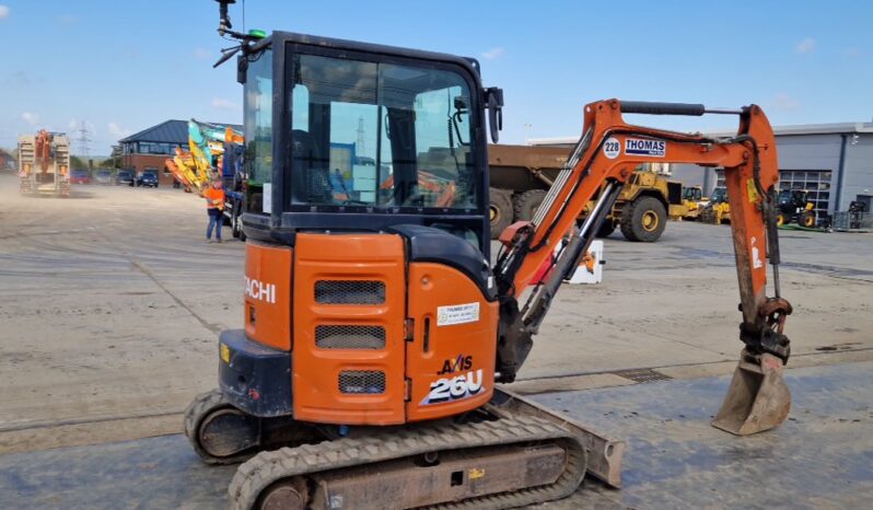 2019 Hitachi ZX26U-6 CR Mini Excavators For Auction: Leeds, UK – 30th April, 1st, 2nd & 3rd May 25 full