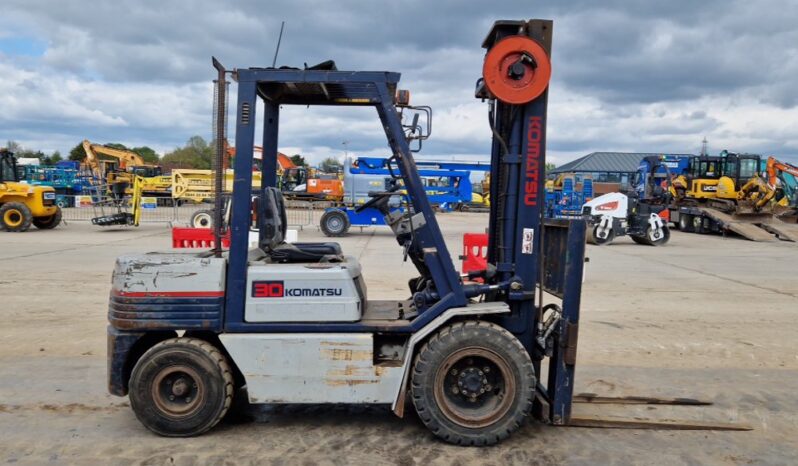 Komatsu FD30T-11E Forklifts For Auction: Leeds, UK – 30th April, 1st, 2nd & 3rd May 25 full