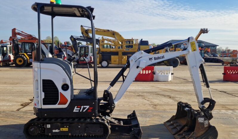 2023 Bobcat E17Z Mini Excavators For Auction: Leeds, UK – 30th April, 1st, 2nd & 3rd May 25 full