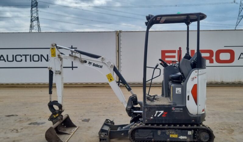 2023 Bobcat E17Z Mini Excavators For Auction: Leeds, UK – 30th April, 1st, 2nd & 3rd May 25 full