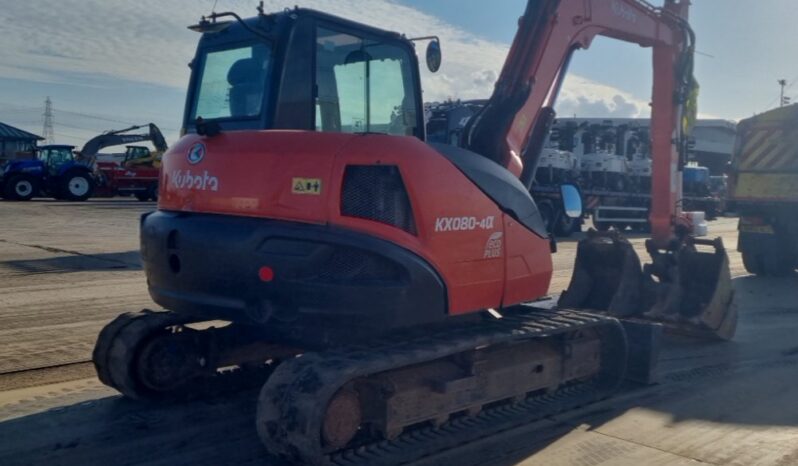 2020 Kubota KX080-4A2 6 Ton+ Excavators For Auction: Leeds, UK – 30th April, 1st, 2nd & 3rd May 25 full