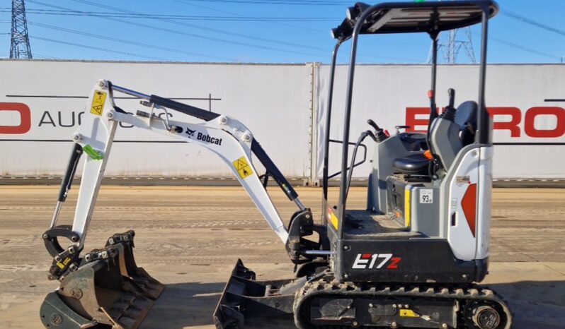 2023 Bobcat E17Z Mini Excavators For Auction: Leeds, UK – 30th April, 1st, 2nd & 3rd May 25 full