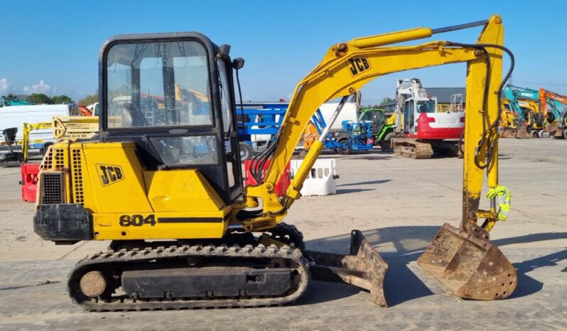 JCB 804 Mini Excavators For Auction: Leeds, UK – 30th April, 1st, 2nd & 3rd May 25 full