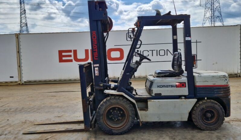 Komatsu FD30T-11E Forklifts For Auction: Leeds, UK – 30th April, 1st, 2nd & 3rd May 25 full