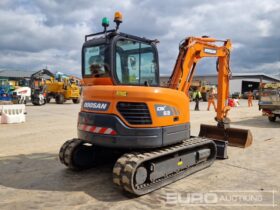 2022 Doosan DX63 6 Ton+ Excavators For Auction: Leeds, UK – 30th April, 1st, 2nd & 3rd May 25 full
