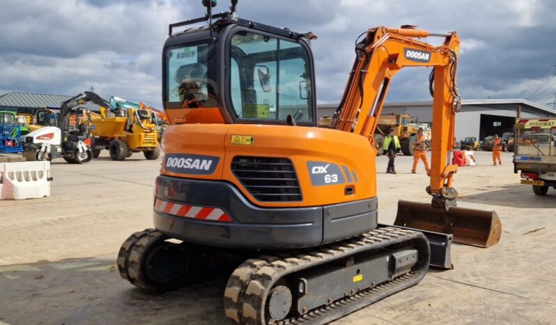 2022 Doosan DX63 6 Ton+ Excavators For Auction: Leeds, UK – 30th April, 1st, 2nd & 3rd May 25 full