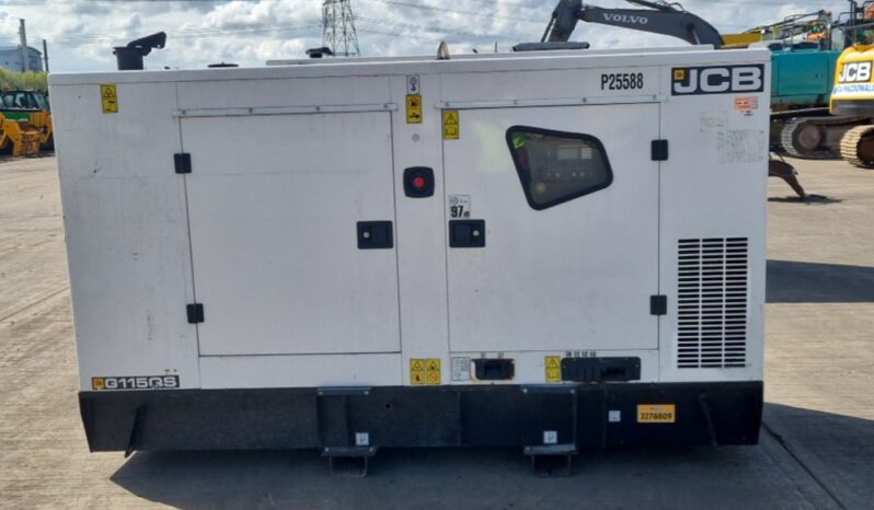 2023 JCB G115QS Generators For Auction: Leeds, UK – 30th April, 1st, 2nd & 3rd May 25 full