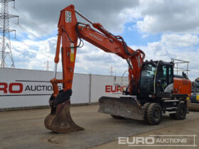 2017 Hitachi ZX220W-5B Wheeled Excavators For Auction: Leeds, UK – 30th April, 1st, 2nd & 3rd May 25
