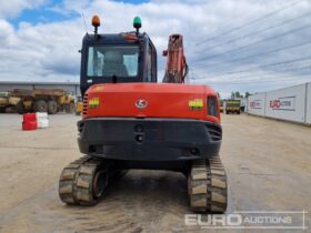 2016 Kubota KX080-4 6 Ton+ Excavators For Auction: Leeds, UK – 30th April, 1st, 2nd & 3rd May 25 full