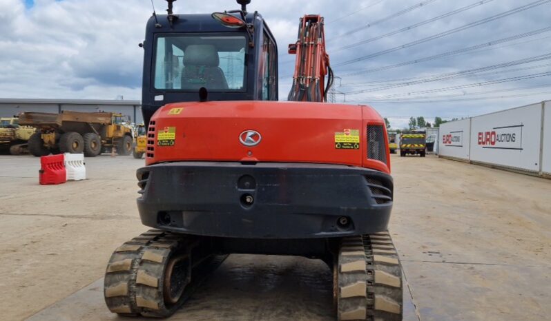2016 Kubota KX080-4 6 Ton+ Excavators For Auction: Leeds, UK – 30th April, 1st, 2nd & 3rd May 25 full