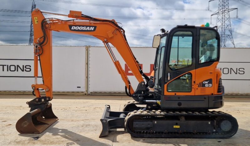 2022 Doosan DX63 6 Ton+ Excavators For Auction: Leeds, UK – 30th April, 1st, 2nd & 3rd May 25 full