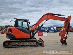 2017 Kubota KX080-4A 6 Ton+ Excavators For Auction: Leeds, UK – 30th April, 1st, 2nd & 3rd May 25 full