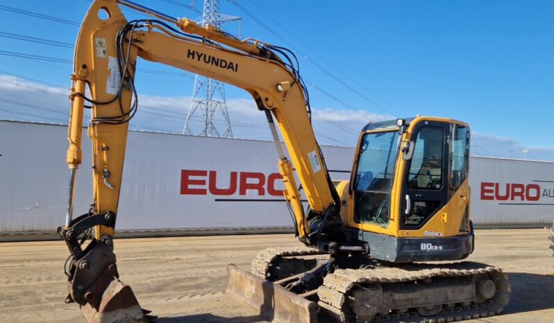 2015 Hyundai ROBEX 80CR-9A 6 Ton+ Excavators For Auction: Leeds, UK – 30th April, 1st, 2nd & 3rd May 25