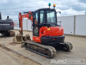 2017 Kubota U55-4 Mini Excavators For Auction: Leeds, UK – 30th April, 1st, 2nd & 3rd May 25 full