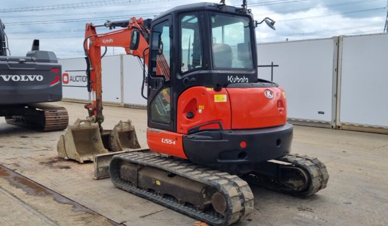 2017 Kubota U55-4 Mini Excavators For Auction: Leeds, UK – 30th April, 1st, 2nd & 3rd May 25 full