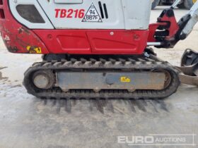 2021 Takeuchi TB216 Mini Excavators For Auction: Leeds, UK – 30th April, 1st, 2nd & 3rd May 25 full
