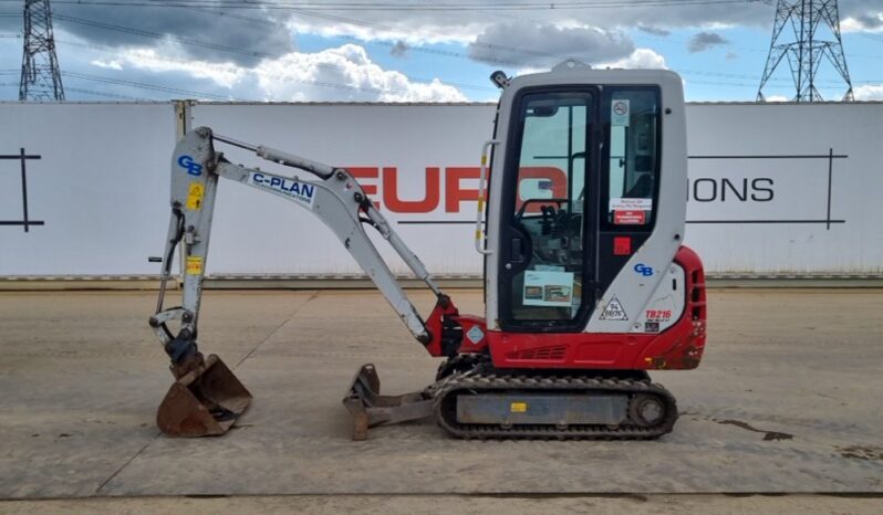 2021 Takeuchi TB216 Mini Excavators For Auction: Leeds, UK – 30th April, 1st, 2nd & 3rd May 25 full