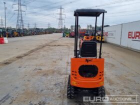 Unused 2024 JPC KV12 Micro Excavators For Auction: Leeds, UK – 30th April, 1st, 2nd & 3rd May 25 full
