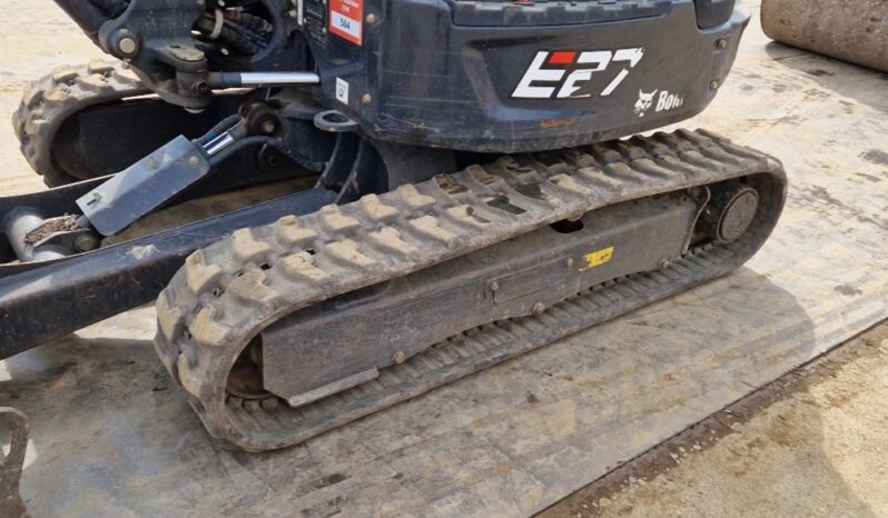 2023 Bobcat E27 Mini Excavators For Auction: Leeds, UK – 30th April, 1st, 2nd & 3rd May 25 full