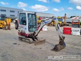 2022 Takeuchi TB216 Mini Excavators For Auction: Leeds, UK – 30th April, 1st, 2nd & 3rd May 25 full