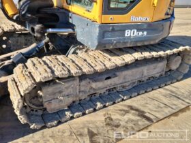 2015 Hyundai ROBEX 80CR-9A 6 Ton+ Excavators For Auction: Leeds, UK – 30th April, 1st, 2nd & 3rd May 25 full