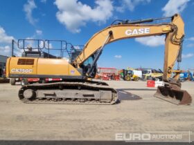 2014 Case CX350C 20 Ton+ Excavators For Auction: Leeds, UK – 30th April, 1st, 2nd & 3rd May 25 full