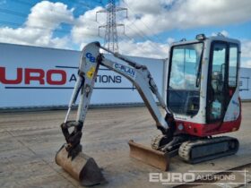 2021 Takeuchi TB216 Mini Excavators For Auction: Leeds, UK – 30th April, 1st, 2nd & 3rd May 25