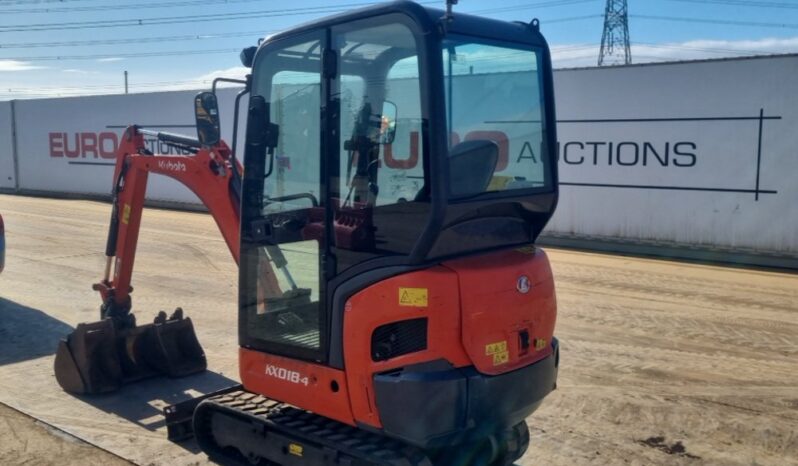 2020 Kubota KX018-4 Mini Excavators For Auction: Leeds, UK – 30th April, 1st, 2nd & 3rd May 25 full