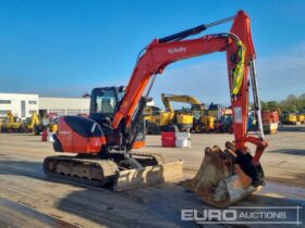 2020 Kubota KX080-4A2 6 Ton+ Excavators For Auction: Leeds, UK – 30th April, 1st, 2nd & 3rd May 25 full