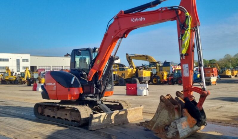 2020 Kubota KX080-4A2 6 Ton+ Excavators For Auction: Leeds, UK – 30th April, 1st, 2nd & 3rd May 25 full