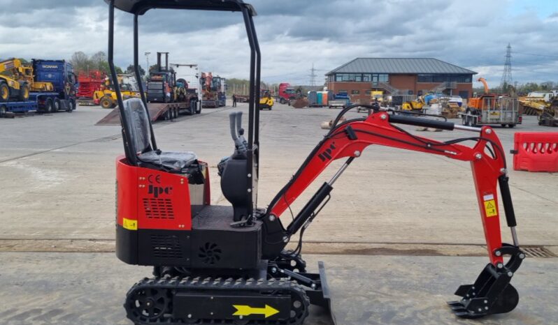 Unused 2024 JPC HT12 Micro Excavators For Auction: Leeds, UK – 30th April, 1st, 2nd & 3rd May 25 full