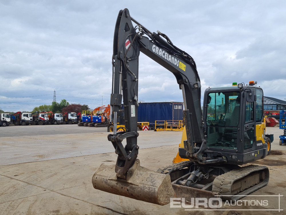 2021 Volvo EC60E 6 Ton+ Excavators For Auction: Leeds, UK – 30th April, 1st, 2nd & 3rd May 25