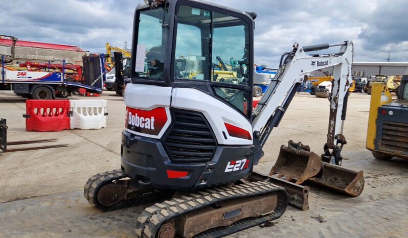 2018 Bobcat E27Z Mini Excavators For Auction: Leeds, UK – 30th April, 1st, 2nd & 3rd May 25 full