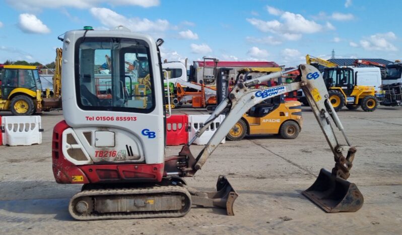 2022 Takeuchi TB216 Mini Excavators For Auction: Leeds, UK – 30th April, 1st, 2nd & 3rd May 25 full