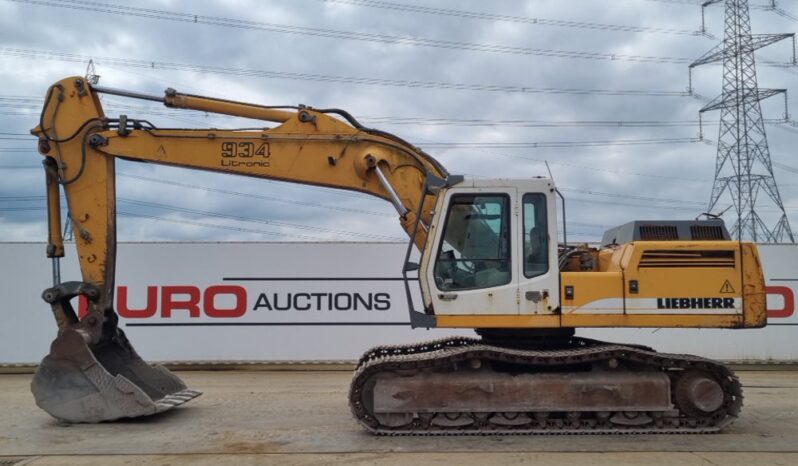 Liebherr R934B HDSL 20 Ton+ Excavators For Auction: Leeds, UK – 30th April, 1st, 2nd & 3rd May 25 full